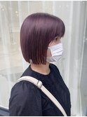 切りっぱなし透明感ショートボブ髪質改善ツヤ髪スタイル