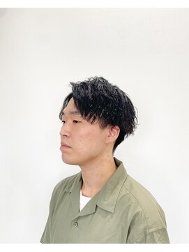小谷理髪店 ソル(SOL) ツイストスパイラルパーマ＋マッシュショート