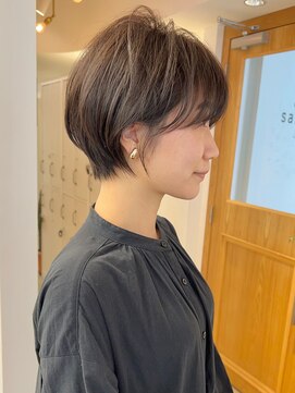 サンドシーン(sand scene) ＠thisiskaito表参道原宿/ショートヘア/ショートボブ/グレージュ