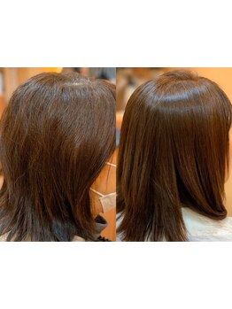 髪のことを考えた薬剤選びと施術♪大人女性のための上質なカラーでいつまでも美しく…。