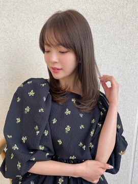 ガーデン ミサト 三郷中央(garden misato) 大人女子レイヤーミディ/透明感ベージュカラー/オリーブベージュ