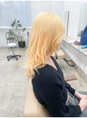 ケアブリーチ抜きっぱなしブロンドカラー/ハイトーン/名古屋