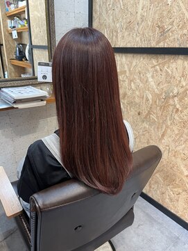 バロン(baron.) 柔らか暖色ワインレッドカラー