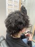 【大好評☆】☆メンズカット＋波巻きパーマ☆￥14280