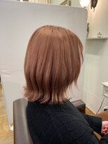 ニュイ 高槻 阪急茨木店(nui)&nbsp;黒髪ボブルフネビージュ小顔ワンレンスペインカール