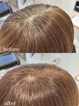 ペブル(PEBBLE) 髪質改善白髪ぼかしハイライト