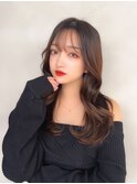 フィッシュボーン_刈り上げショート_チェリーレッド