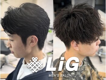 リグ(LiG)の写真/【江坂駅徒歩2分】メンズサロンで眉カット、ヘッドスパなど男性のお悩みに合わせてお手入れします♪