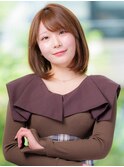 【自由が丘】ナチュラル×ミディアムボブ