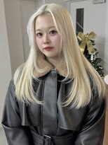 リヴ ウメダ(LIV umeda)&nbsp;ホワイトブロンド/ケアブリーチ/トリプルカラー【梅田】