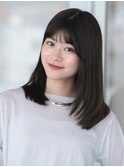 面長　ミディアム　ミニウルフ　外ハネ　ボブ　レイヤー