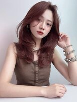 ソヨン 栄2号店(SOYON)&nbsp;《ワンホン》重めレイヤー/ワンカール/ピンクブラウン