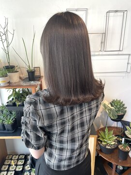 ニコ(nico) [髪質改善トリートメントで艶感◎]　オリーブグレー