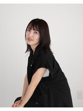 クリーム(Cream)&nbsp;ミディアムボブ × ボルドーカラー