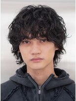 レタッチ バイ フィフス 天神大名(RETOUCH by fifth)&nbsp;天神大名シャドウパーマメンズカットラウンドマッシュ30代