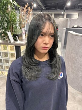 インク(ink) フェイスレイヤー×マットオリーブ