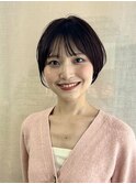 ショートカット/髪質改善縮毛矯正白髪ぼかしレイヤーカラーボブ