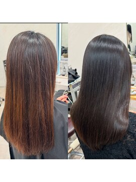 シンズ 銀座(sins) 傷んだ毛にsins髪質改善でサラサラに[30代40代50代］