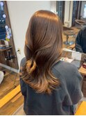 韓国スタイル/レイヤーカット/ブラウンベージュ
