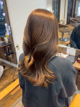 ダブル(W) 韓国スタイル/レイヤーカット/ブラウンベージュ