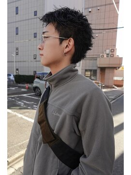 ソーレ(sole) メンズショートピンパーマスパイキーショート