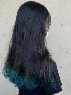 ピケ(pique) endカラー/テールカラー/エメラルドグリーン/20代/30代/40代人気