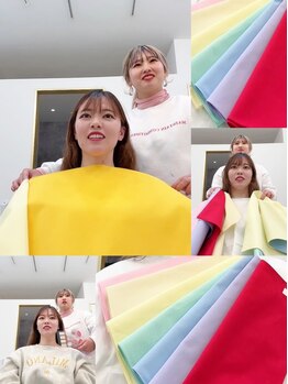 ミュール(meulu-)の写真/【パーソナルカラー診断】ヘアカラーとセットでそれぞれに似合うカラーをアドバイス♪理想のスタイルが叶う