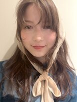 ベル 表参道Terrace(Belle)&nbsp;顔周りレイヤー×ハニーベージュ×美髪×原宿×渋谷×表参道