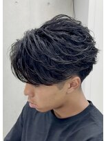 エデアンホンテン メンズサロン(EDEAN 本店 (旧:EDEAN 上通)) フェザーショートフェザーパーマセンターパート熊本メンズカット