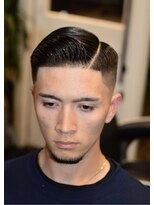 ラフカッターズ 八王子店&nbsp;サイドパート【八王子/理容室/床屋/顔剃り/シェービング】