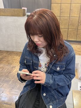 ヘアー アイス ルーチェ(HAIR ICI LUCE) ブリーチ無し暖色カラー/ラベンダーカラー/渡辺