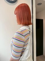 ブリックバイブレイス 千葉 千葉中央(brick by brace)&nbsp;ミルクティーブロンド/ダークブルー/デジタルパーマ/千葉駅