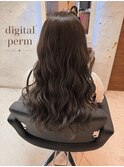 CIEN 杉本希 巻き髪風パーマ