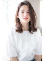 ノラ ヘアーサロン(NORA HAIR SALON)&nbsp;NORA★ERI かき上げ前髪似合せ小顔マロンベージュくびれミディ