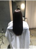 エクステ150gで鎖骨下ロブから胸下ロングに大変身
