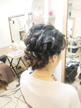 ロカット サロン(Roquat Salon) 結婚式ロングアップアレンジ【ヘアアレンジ　立川/立川南/袴】