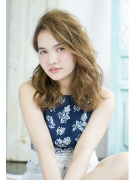 ロンド シャルム 吉祥寺(Lond charme) 【Lond   charme】透明感カラーふわふわセミディ