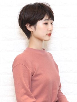 ハチ(hachi) ショートスタイル/ブラウン/抜け感/20代30代40代50代