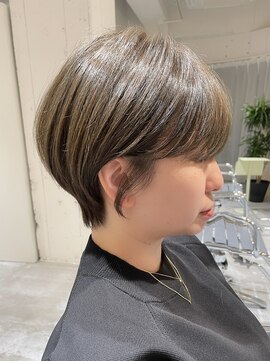 ストレータ バイ マリオ(Strata by mario) [横山]オリーブグレージュ×ミニマムショート