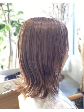 リエットヘアー 杢左店(Lie-et. hair) ミディアムウルフフレンチガーリー艶カラーニュアンスカラー