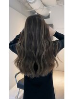 ヨロ 小岩(YOLO) ハイライトカラーミルクティーベージュケアブリーチダブルカラー