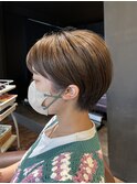 丸みショートボブ