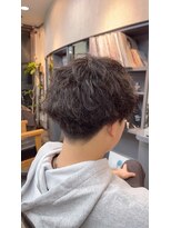 オト(oto) メンズ ツイストスパイラルパーマ マッシュ