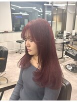 エイト 池袋店(EIGHT ikebukuro)&nbsp;ワインレッドカラー☆遠田