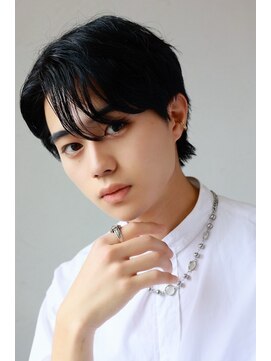 ソイクフ(SOY KUFU) MEN’S HAIR マッシュパーマアッシュブラックカルマパーマ