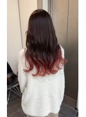 グラデーションカラーバレイヤージュインナーカラー ryota