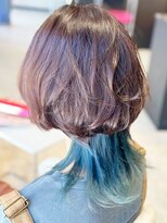 ヴァンクラウドフロムコウベ(VENT CLOUD from KOBE)&nbsp;20代30代ダブルカラーウルフレイヤーカットインナーカラー立体感