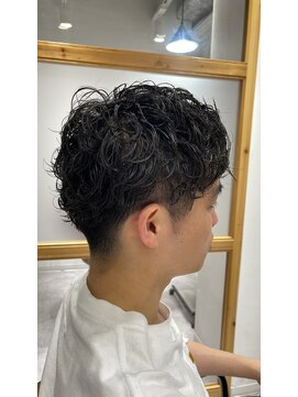 ココノサロン ハナレ(cocono salon HANARE) ブラック＆ナチュラルパーマスタイル