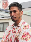 イケオジ短髪ワイルドショート