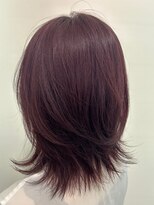 インパークス 江古田店(hair stage INPARKS)&nbsp;レイヤースタイル/ワインピンク/ブリーチ有［江古田/江古田駅］